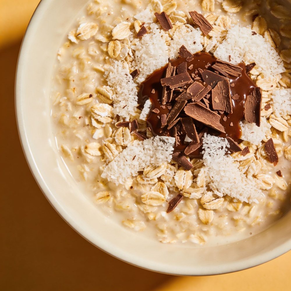 porridge cocco e cioccolato